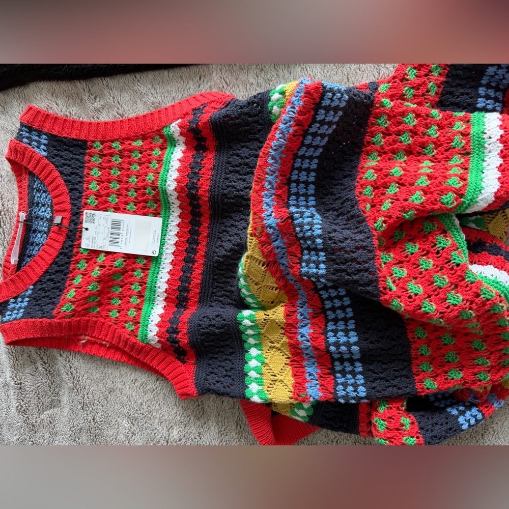 NWT Mango crochet knit tank dress - Picture 10 of 15